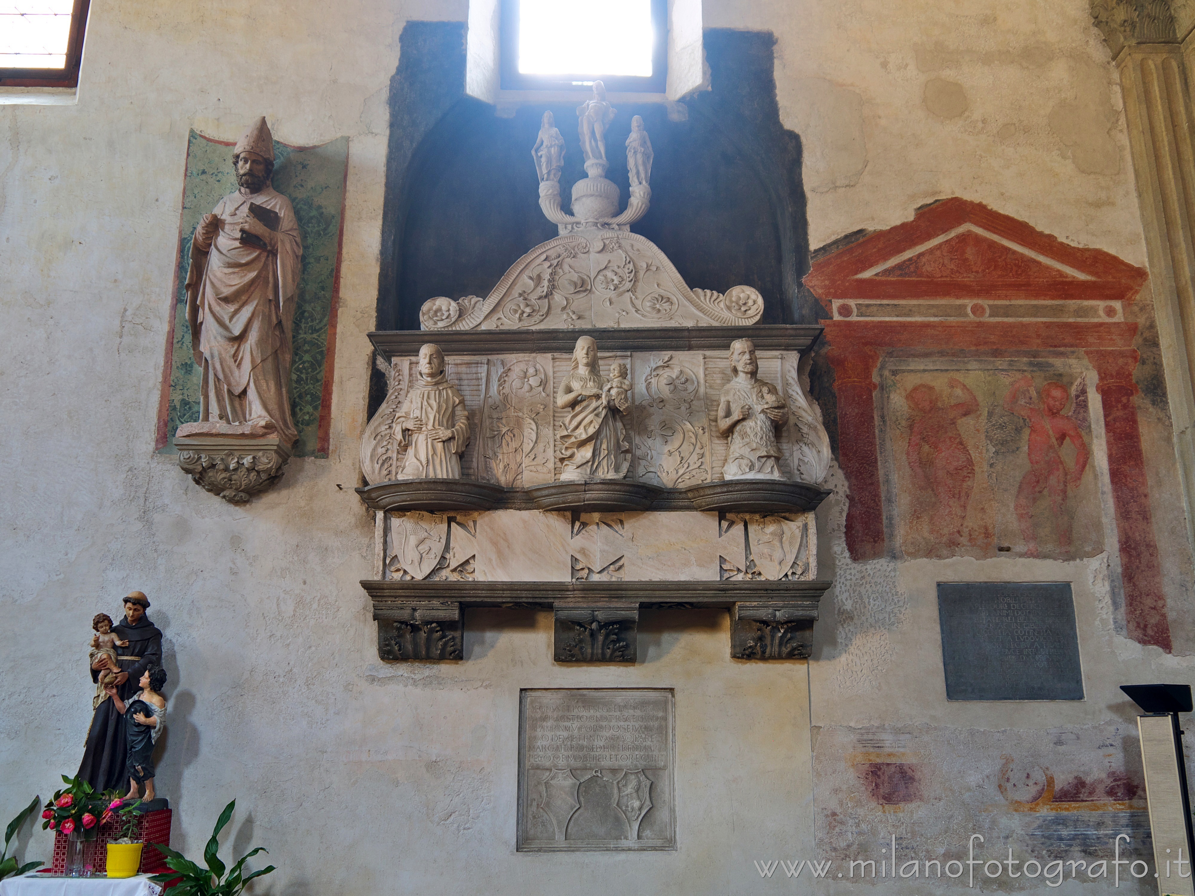 Castiglione Olona (Varese, Italy) - Internal left wall of the Villa Church - Full resolution picture